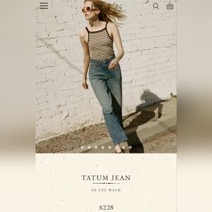 Doen Tatum Jeans-new with tags and full price on Doen Website!